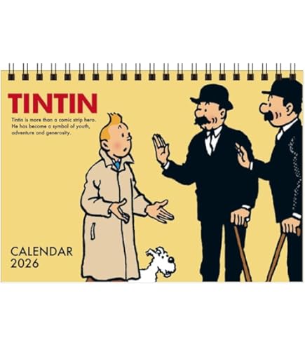 タンタンの冒険　カレンダー　5冊セット Amazon | 【ネコポス投函】[タンタンの冒険] デスクトップ