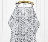 Smile-Life 授乳ケープ ムレない 赤ちゃん の お肌 に 優しい ダブル ガーゼ ワイヤー入り ポンチョ お出かけ 持ち運び 軽量 (D)