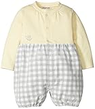 ホッペッタ Hoppetta 女の子レイヤードカバーオール イエロー 80㎝ 58744