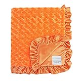 マイブランキー / Luxe Snail W/Satin Back W/Ruffle ラックススネイル ベビー ギフト myblankee マイ ブランキー ブランケット 08/Orange [並行輸