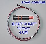 CHNsalescomスチールコンジットライナー15フィートTwecoリンカーンMIG溶接ガンワイヤーサイズ0.040 "-0.045"
