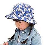 (ビグッド)Bigood 赤ちゃん ベビー 帽子 アウトドア 子供 ハット男の子 日よけ UVカット キッズ サファリハット 女の子 つば広 保育園 春夏 日焼け 恐竜 50cm