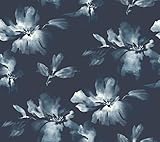 York so2470 Candice Olson Tranquil Midnight Blooms壁紙、ネイビーブルー