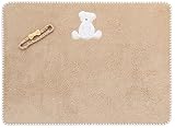 UCHINO BABY&KID'S BATH ふわふわブランケット ベア 65×90cm ベージュ