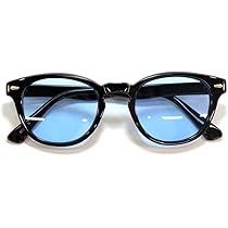 キャリー ウェリントンサングラス ブルーレンズ Amazon.co.jp: [blackdia by 7JEWELRY] [セブンジュエリー