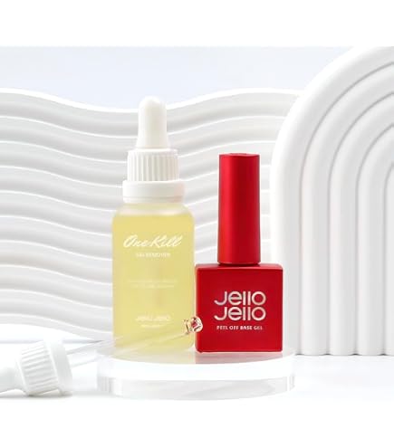 Gel De Base Peel Off Jello Jello + Kit De Retrait - Vernis Gel Professionnel - Corée