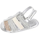 (カエルフロッグ)男児　赤ちゃん　サンダル　シンプル　ファッション　シューズ マジックテープ　付け　滑り止め 軽量 ソフト底の靴 シルバー 0-6ヶ月に対応 夏