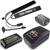 G FORCE ジーフォース Noir LiPo 7.4V 1200mAh 電動ガン SOPMOD リポバッテリー 5点セット