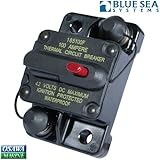 BLUE SEA(ブルーシー) ウォータープルーフ(防水) サーマルサーキットブレーカー サーフェイスマウント 25アンペア 商品番号:33273
