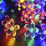 Beatife イルミネーションライト　ソーラー充電式　50LED電球　屋内 屋外 防水　祝日装飾　イルミネーション　バレンタイン　ハロウィン　クリスマス　パーティ　ガーデン　ツリーなど　光センサー内