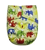 See Diapers Pocket Baby Cloth Diaper 2 Microfiber Inserts Adjustable (Elephant) by See Diapers