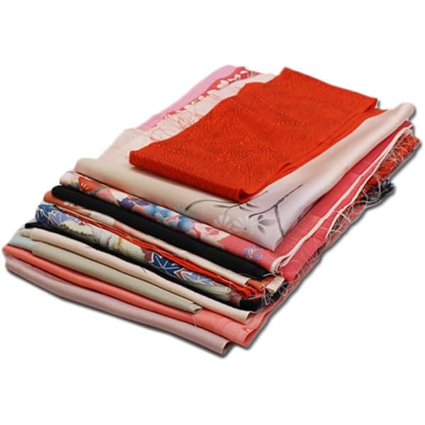 Amazon.co.jp: 正絹 長襦袢地 反物 生成り地に四十八手 魔除け柄