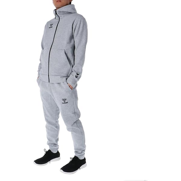 hummel スウェット　フルジップパーカー パンツ　HAW2183 Amazon.co.jp: [ヒュンメル] スウェット メンズ 上下セット ロゴ