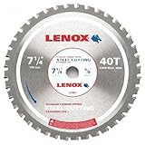 LENOX Tools Circular Saw Blade, Steel-Cutting, 7 1/4-inch, 40T (21881ST714040CT) [並行輸入品]