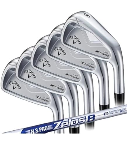 Amazon.co.jp: (特注完成品) Callaway X-FORGED MAX 25アイアンセット