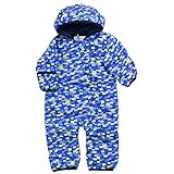 80cm (441)SUPER_BLUE_BLOCKS コロンビア COLUMBIA スナッグリー バニー バンティング ベビー ダウン SN0219