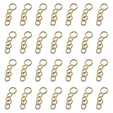 ファイニエ キーホルダー チェーン 金具 パーツ ゴールド 50本 セット ハンドメイド 手芸 AP2858