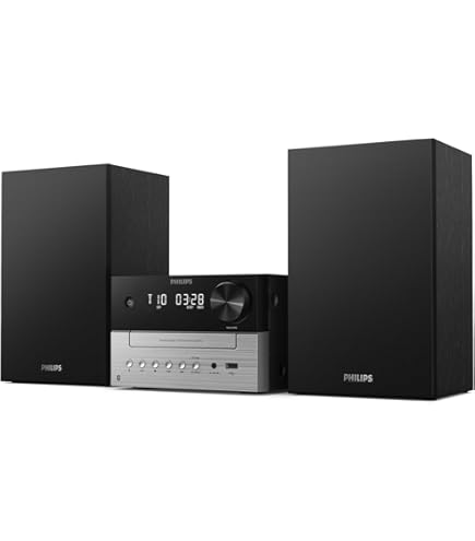 LG CM2460 Mini Hifi Systeem Met Stereo Luidsprekers  1 Paar, 100 Watt Rms Chroom Zwart
