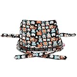 Zicac　座布団　高さが変わるクッション　クッションカバー　食事用　4色　可愛いフクロウ柄　取り外し便利　コットン+密度の高いスポンジ　子供用シートクッション　様々な椅子に適用です　2歳以上キッズに