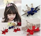 【爱莉セレクトショップ】 ベビー キッズ 女子会 パーティー ミニ 王冠 クリップ お誕生日 100日 1歳 記念日 寝相 アート