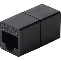 Amazon.co.jp: エレコム RJ45 中継コネクタ Cat6A LANケーブル 延長