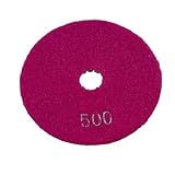 御影石大理石コンクリート用マゼンタ4「ダイヤモンド研磨パッド500グリット