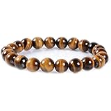 Justinstones 8mm Round Beads Stretch Bracelet 7 Inch Unisex
