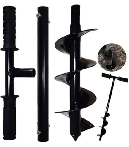 Amazon | 【説明書付き】井戸掘り道具キット 経80mmオーガ 全長6m25cm