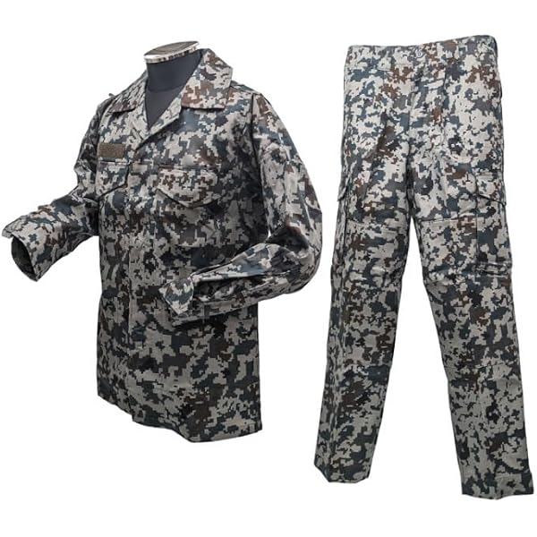 Amazon.co.jp: PX品 航空自衛隊 デジタル迷彩 作業服 EC リップス