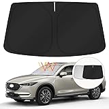 マツダ CX-8 サンシェード マツダ CX8 KG系 フロント サンシェード マツダ CX-8 KG5P KG2P 遮光 シェード 日よけ Mazda CX-8 KG系 シェードカーテン H29.12～現行 UVカット 折り畳み式 遮光 断熱 軽量 6層構造 取付簡単 収納袋付