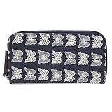 Pink Lining Wallet Cream Butterflies Changing Bags (Navy) by Pink Lining