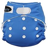 Imagine Baby Products Stay Dry All-In-One Hook and Loop Diaper, Indigo by Imagine Baby Products