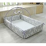 Maming Baby Bumper Bed 赤ちゃんのバンパーベッド 【海外並行輸入品] (Dingo Grey)