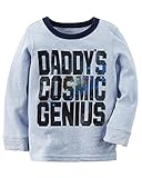 カーターズ Carter's Tシャツ Long-Sleeve Cosmic Genius Graphic Tee 12M (72-78cm) [並行輸入品]