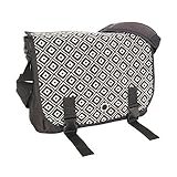 DaisyGear Messenger Diaper Bag - Black Diamonds by DaisyGear