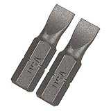 Vermont American 15320 Type Slotted Size 3 through 4 with 1-Inch Length Extra Hard Screwdriver Bit, 