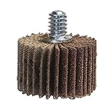 Merit High Performance Quick-Change Mini Grind-O-Flex Abrasive Flap Wheel, Threaded Shank, Ceramic A