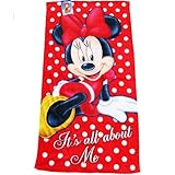 Disney ディズニー プミニーマウス ビーチタオル タオルケット 76×152cm