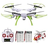 SYMA X5HW Wifi FPV （生中継 動画 リアルタイム） 2.0MP HD カメラ RC ドローン ラジコン クアッドコプター マルチコプター 付 360°外転 ヘッドレスモード ホバリング機能 [並行輸入品]