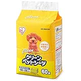 アイリスオーヤマ ペットシーツ 超薄型 小型犬 抗菌 消臭 中型犬・大型犬 ダブルワイド 60枚入