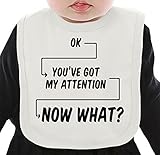 My attention ネクタイを有する有機ビブ Medium