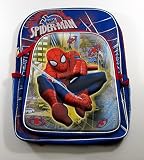 Marvel Ultimate Spider-Man 16" Backpack - 3D Molded Web Swinging Spiderman [並行輸入品]