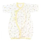 オーパス SANDRADEE ガーゼ ツーウェイオール 兼用肌着 綿 100 外縫い ベビー 新生児