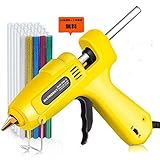 グルーガン スティック【10+5】色とりど 2段切替60/100W 強力ワックス スタンプ 印鑑【改良版】 手芸用 高温低温 強力粘着 速乾 LAOPAO 高品質 修理 …