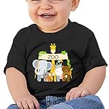 かわいい動物園子供服 ベビーTシャツ 半袖 男の子 女の子 クルーネック カジュアル