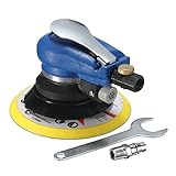 Jeteven 6'' Air Random Orbital Sander Pneumatic Disc Polisher Hand Power Grinding Sanding Tool Kit w