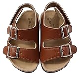 （アンパサンド）AMPERSAND ベビーダブルベルトサンダル赤ちゃん/カジュアル/合皮 14 ブラウン