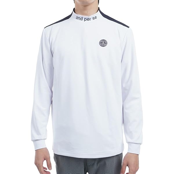 Amazon.co.jp: アンパスィ 長袖ポロシャツ メンズ ゴルフウェア