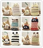 angelaicos ベビー ソックス 靴下 暖かい 可愛い ソックス 赤ちゃん 子ども用 冬用 滑り止め (S)