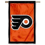 NHL垂直フラグサイズ: 44 " H x 28 " W、NHLチーム: Philadelphia Flyers